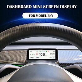 Das Dashboard -Mini -Bildschirmanzeige für Modell 3/ Y