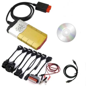 VCI Profi Diagnosegerät, 2021/2020 OBD2 Auto Diagnosewerkzeug , KFZ Multiplexer mit PKW kabelsatz