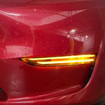 Modell 3 vordere Fahrlampen Lenkung Nebelscheinwerfer Porsche -Stil