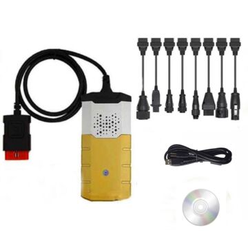 2021 OBD2 Scanner Codeleser KFZ Multiplexer, VCI Profi Diagnosegerät mit LKW kabelsatz