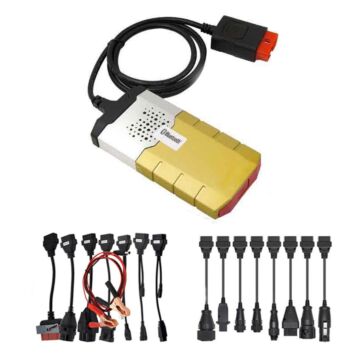 VD150E Auto 2021/2020 OBD2 Scanner Diagnosewerkzeug,VCI Profi Diagnosegerät mit LKW und PKW kabelsatz,
