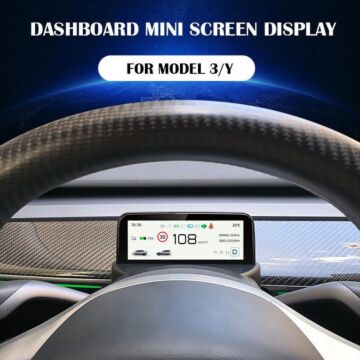 Das Dashboard -Mini -Bildschirmanzeige für Modell 3/ Y