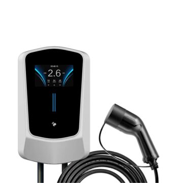 11 kW Phase Typ 2 16 A EV-Ladestation, mit WiFi-APP-Steuerung Wallbox-Ladegerät für Elektroautos für den Innen- und Außenbereich